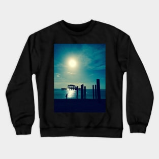 A Walk At West Pier Crewneck Sweatshirt